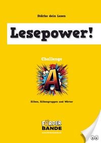 Produktbild: Lesepower! Challenge A - Silben, Silbengruppen und W&ouml;rter