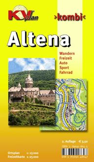 Bild vom Artikel Altena, KVplan, Wanderkarte/Freizeitkarte/Stadtplan, 1:25.000 / 1:15.000 vom Autor Sascha René Tacken