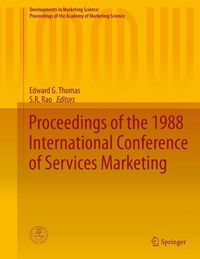 Produktbild: Proceedings of the 1988 International Conference of Services Marketing