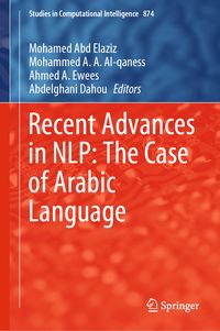 Produktbild: Recent Advances in NLP: The Case of Arabic Language
