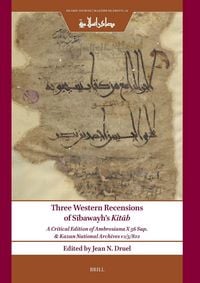 Produktbild: Three Western Recensions of Sībawayh's Kitāb