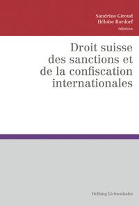 Produktbild: Droit suisse des sanctions et de la confiscation internationales