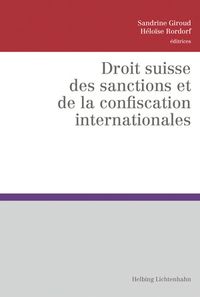 Produktbild: Droit suisse des sanctions et de la confiscation internationales