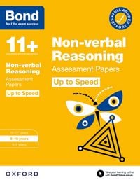 Produktbild: Bond 11+ Non-verbal Reasoning Up to Speed Assessment Papers with Answer Support 9-10 Years (for GL Assessment & other 11 plus exams)