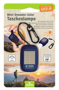 Produktbild: Expedition Natur Mini-Dynamo-Solar Taschenlampe VE 8