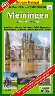 Produktbild: Radwander- und Wanderkarte Meiningen und Umgebung