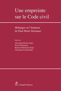 Produktbild: Une empreinte sur le Code civil