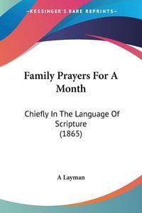 Produktbild: Family Prayers For A Month
