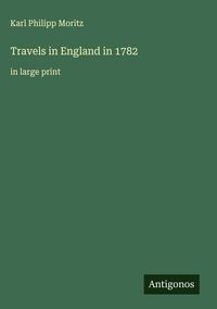 Produktbild: Travels in England in 1782