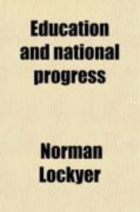 Produktbild: Education and National Progress