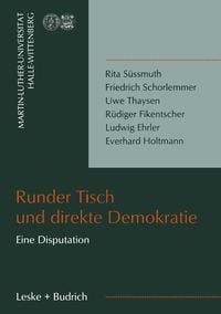 Produktbild: Runder Tisch und direkte Demokratie