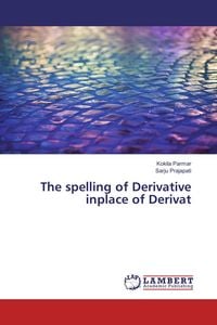 Produktbild: The spelling of Derivative inplace of Derivat