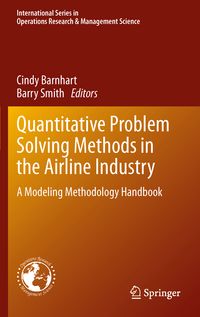 Produktbild: Quantitative Problem Solving Methods in the Airline Industry