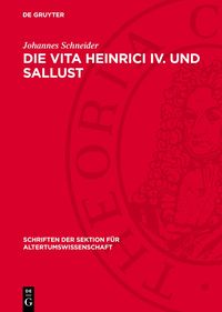 Produktbild: Die Vita Heinrici IV. und Sallust