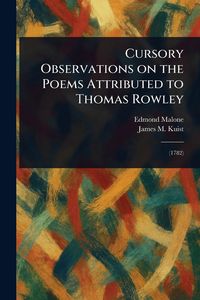 Produktbild: Cursory Observations on the Poems Attributed to Thomas Rowley