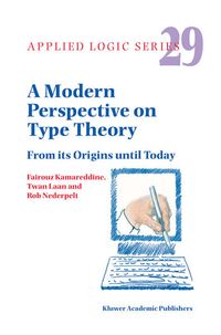 Produktbild: A Modern Perspective on Type Theory