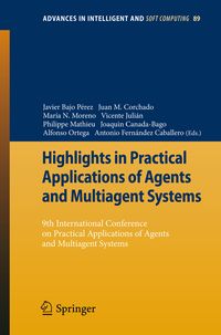 Produktbild: Highlights in Practical Applications of Agents and Multiagent Systems