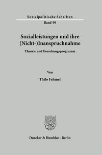 Produktbild: Sozialleistungen und ihre (Nicht-)Inanspruchnahme