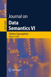 Produktbild: Journal on Data Semantics VI