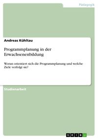 Produktbild: Programmplanung in der Erwachsenenbildung