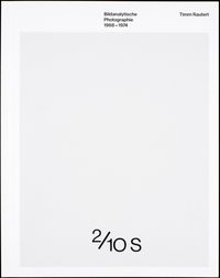 Produktbild: Bildanalytische Photographie 1968&ndash;1974