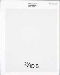 Produktbild: Bildanalytische Photographie 1968&ndash;1974