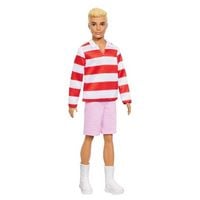 Produktbild: Barbie Fashionista Ken-Puppe - Red and White Strip