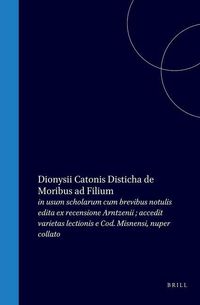 Produktbild: Dionysii Catonis Disticha de Moribus AD Filium
