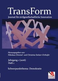 Produktbild: TransForm - Journal f&uuml;r zivilgesellschaftliche Innovation