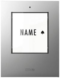 Produktbild: M-e modern-electronics 41302 Funkklingel Sender beleuchtet, mit Namensschild