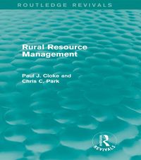 Produktbild: Rural Resource Management (Routledge Revivals)