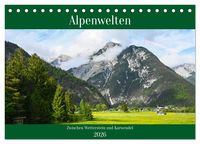 Produktbild: Alpenwelten-Zwischen Wetterstein und Karwendel (Tischkalender 2026 DIN A5 quer), CALVENDO Monatskalender