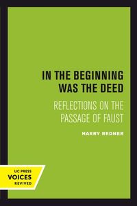 Produktbild: Redner, H: In the Beginning was the Deed