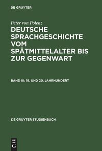 Produktbild: Polenz, P: 19. und 20. Jahrhundert