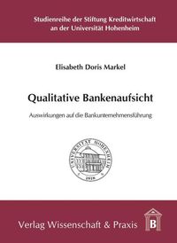 Produktbild: Qualitative Bankenaufsicht.