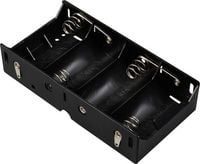 Produktbild: TRU COMPONENTS TC-13220484 Batteriehalter 4x Mono (D) L&ouml;tanschluss (L x B x H) 140 x 72 x 31 mm