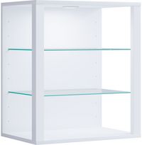 Produktbild: Holz Glas Stand Vitrine Sammelvitrine Glasol SW