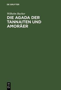 Produktbild: Die Agada der Tannaiten und Amor&auml;er