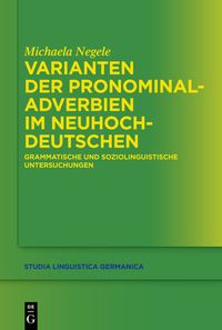 Produktbild: Varianten der Pronominaladverbien im Neuhochdeutschen