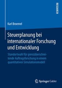 Produktbild: Steuerplanung bei internationaler Forschung und Entwicklung