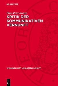 Produktbild: Kritik der kommunikativen Vernunft