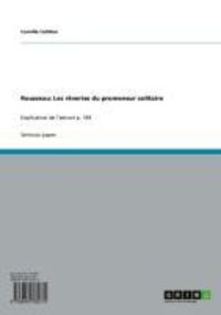 Produktbild: Rousseau: Les rêveries du promeneur solitaire