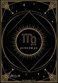 Produktbild: Edles Notizbuch Sternzeichen Jungfrau | Designed by Alfred Herler