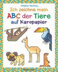 Produktbild: Ich zeichne mein ABC der Tiere auf Karopapier. Zeichnen, Buchstaben und Z&auml;hlen lernen. Die Zeichenschule mit Erfolgsgarantie! F&uuml;r Kinder ab 5 Jahren