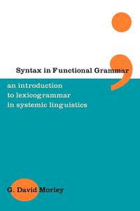 Produktbild: Syntax in Functional Grammar