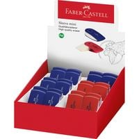 Produktbild: Faber-Castell Radierer Sleeve Mini rot/blau