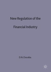 Produktbild: New Regulation of the Financial Industry
