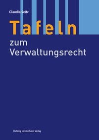 Produktbild: Tafeln zum Verwaltungsrecht