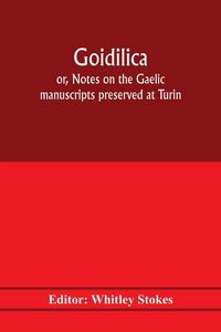 Produktbild: Goidilica; or, Notes on the Gaelic manuscripts preserved at Turin, Milan, Berne, Leyden, the monastery of S. Paul, Carinthia, and Cambridge, with eigh