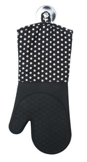 Produktbild: Topfhandschuhe Silikon Schwarz, 1 Paar